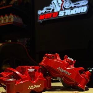 NISSIN 4 PISTON CALIPER TWIN AFRICA - RED