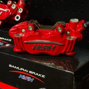 Nissin Samurai Radial 4-Piston Caliper - RED COATED