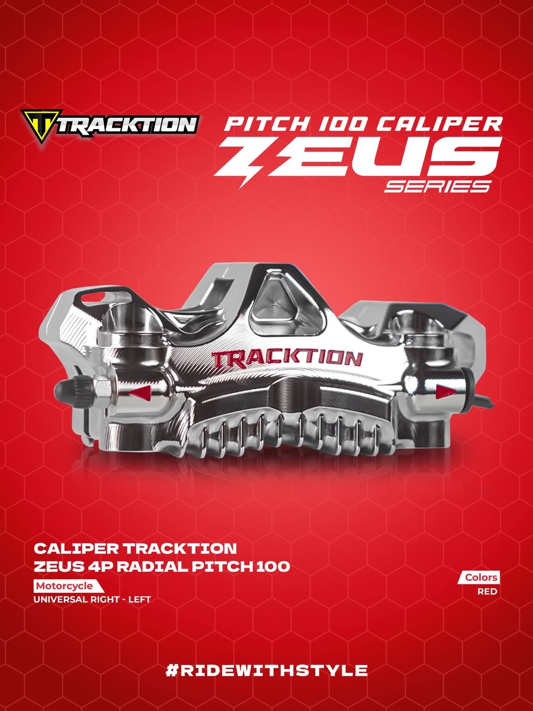 Tracktion Zeus 100mm Chrome - Image 2