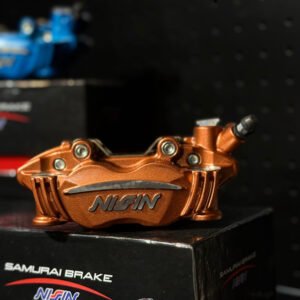Nissin Samurai Radial 4-Piston Caliper - ORANGE