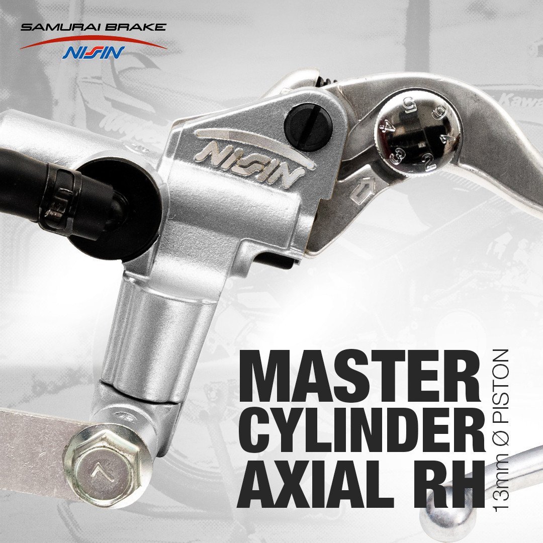 Nissin Samurai 13mm Axial Master Cylinder - SILVER - Image 3