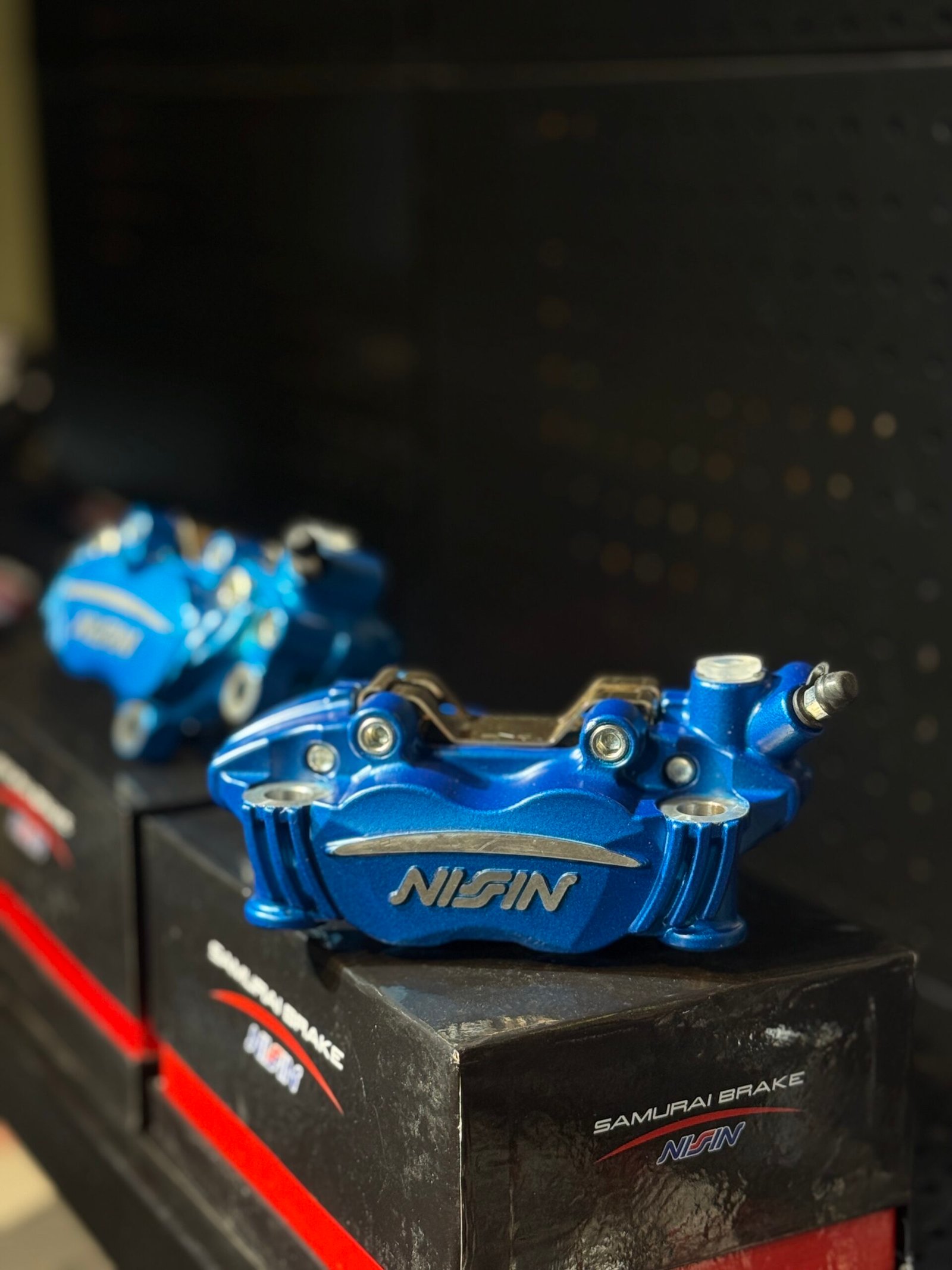 Nissin Samurai Radial 4-Piston Caliper - BLUE COATED