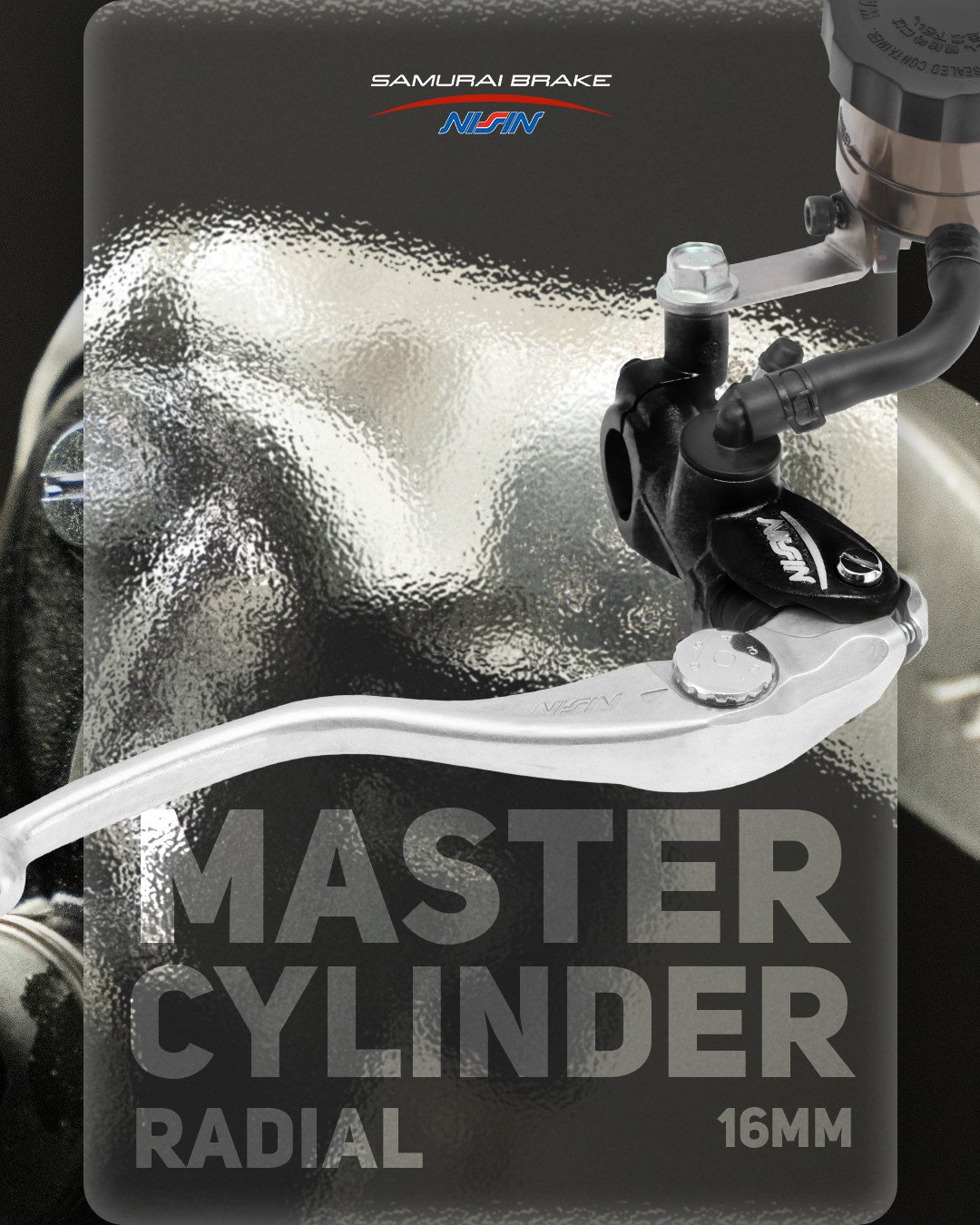 Nissin Samurai 16mm Radial Master Cylinder - BLACK - Image 2