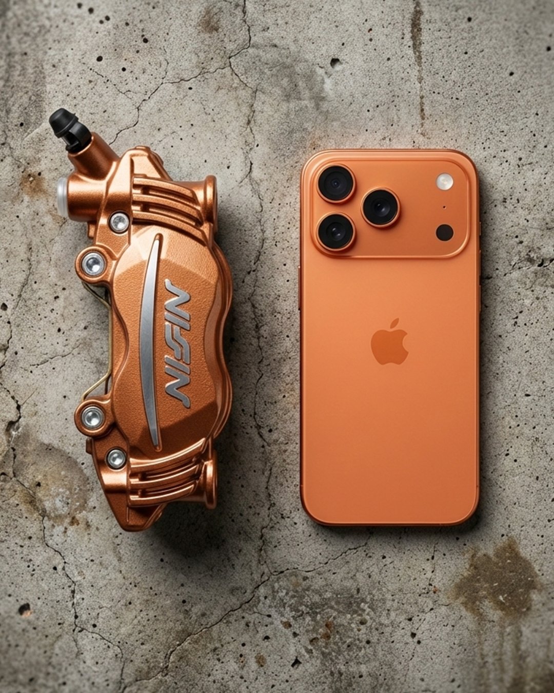 Nissin Samurai Radial 4-Piston Caliper - ORANGE - Image 2