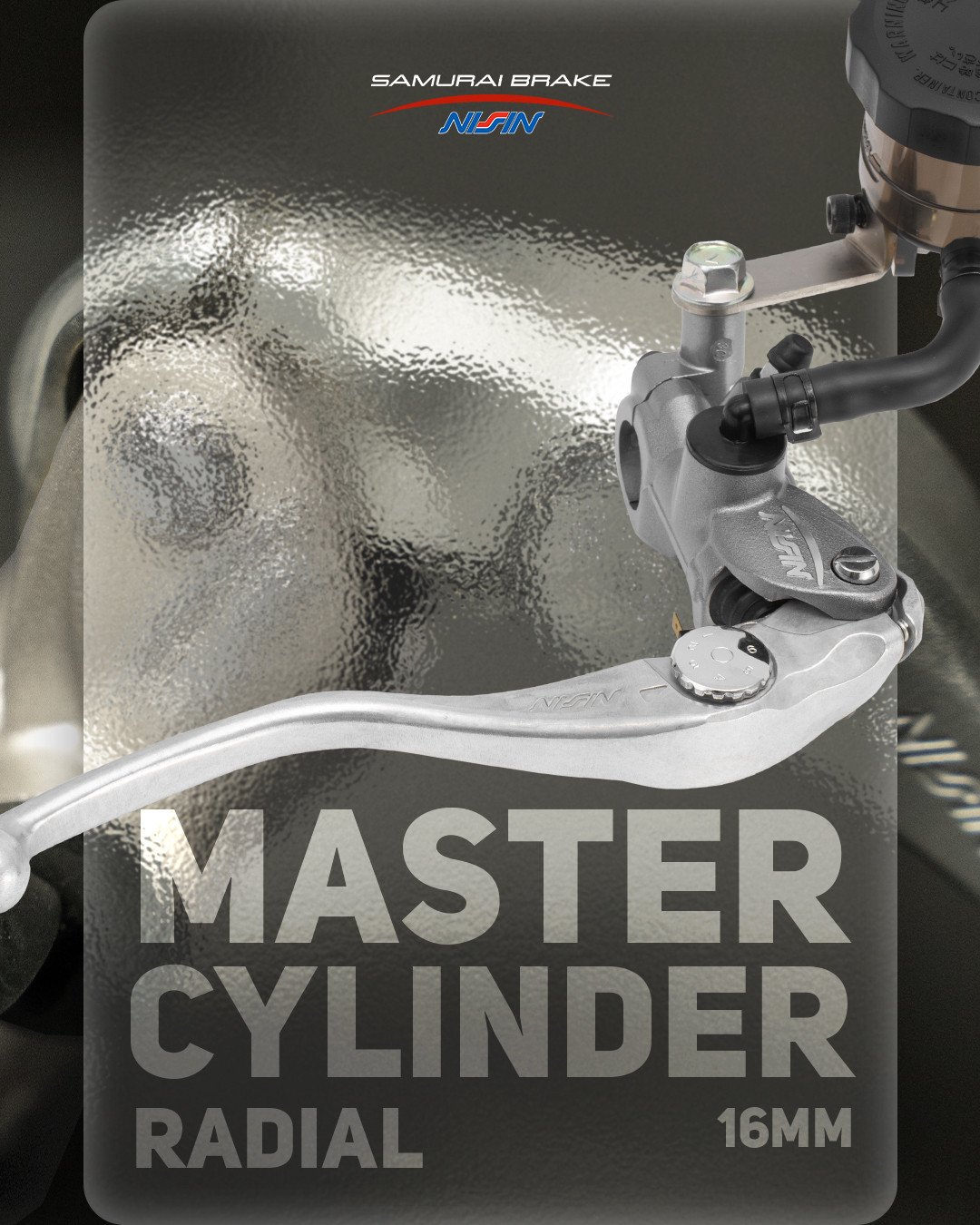 Nissin Samurai 16mm Radial Master Cylinder – SILVER