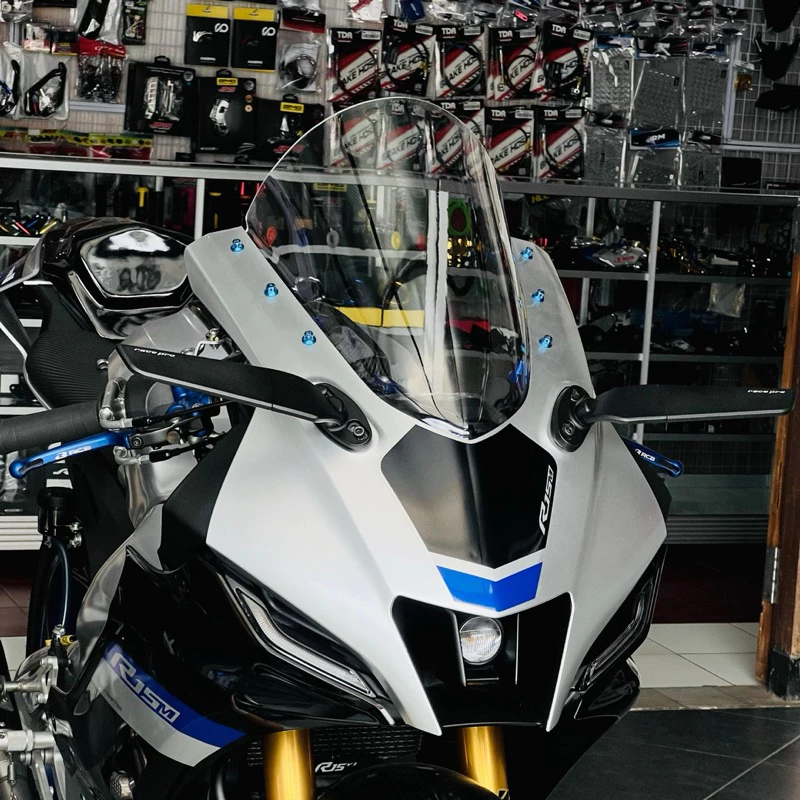 Indonesian 3mm Visor – Yamaha R15 V4 (CLEAR) - Image 5
