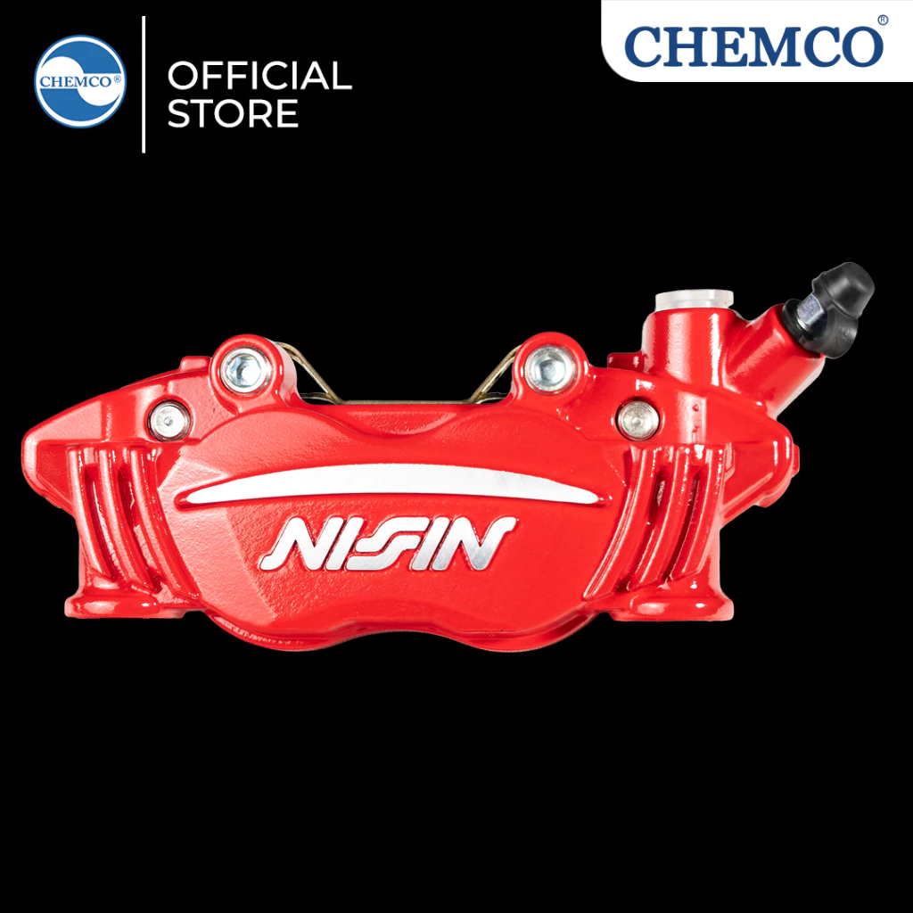 Nissin Samurai Radial 4-Piston Caliper - RED COATED - Image 2