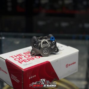 Brembo P34E Titanium Rear Brake Caliper – Silver Logo Edition